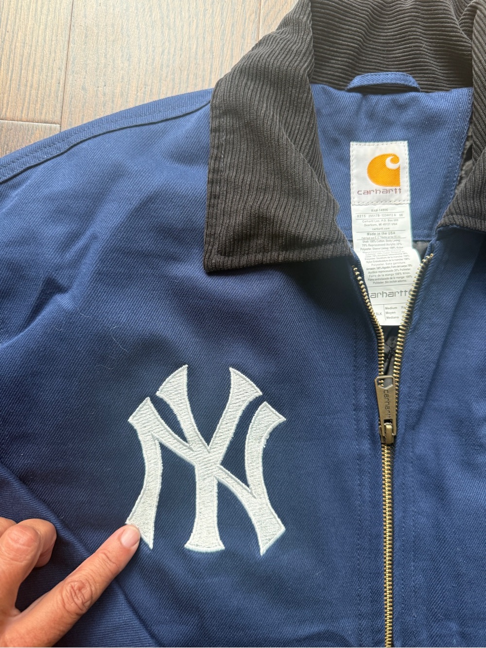 REWORKED CARHARTT YANKEE JACKET NWT - Picture 3 of 6
